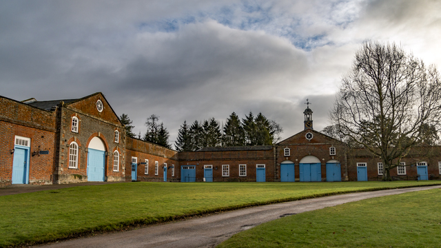 photo of the courtyard at Claydon House