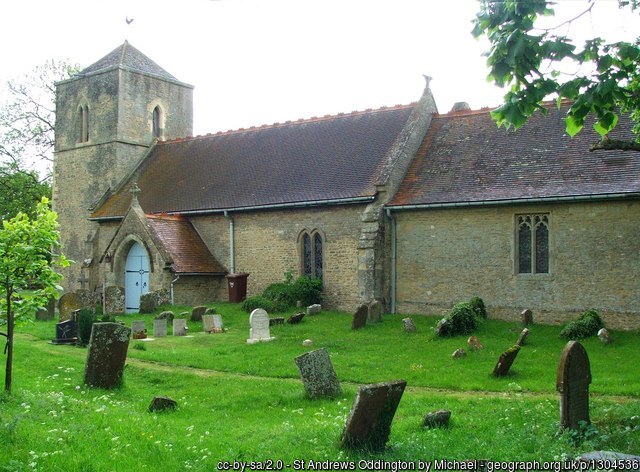 photo of the Church in Oddington