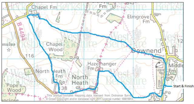 map of the race route