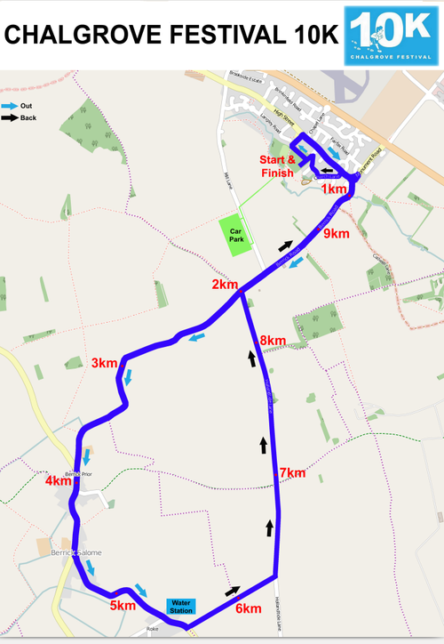 photo of the route of the race