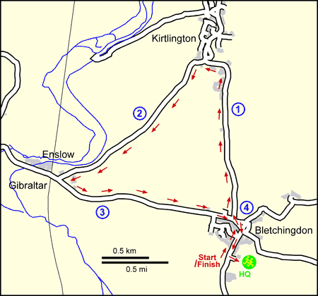 map of the race route