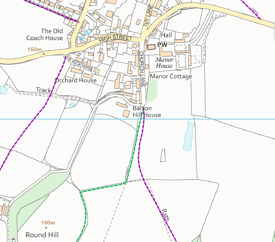 map of the route