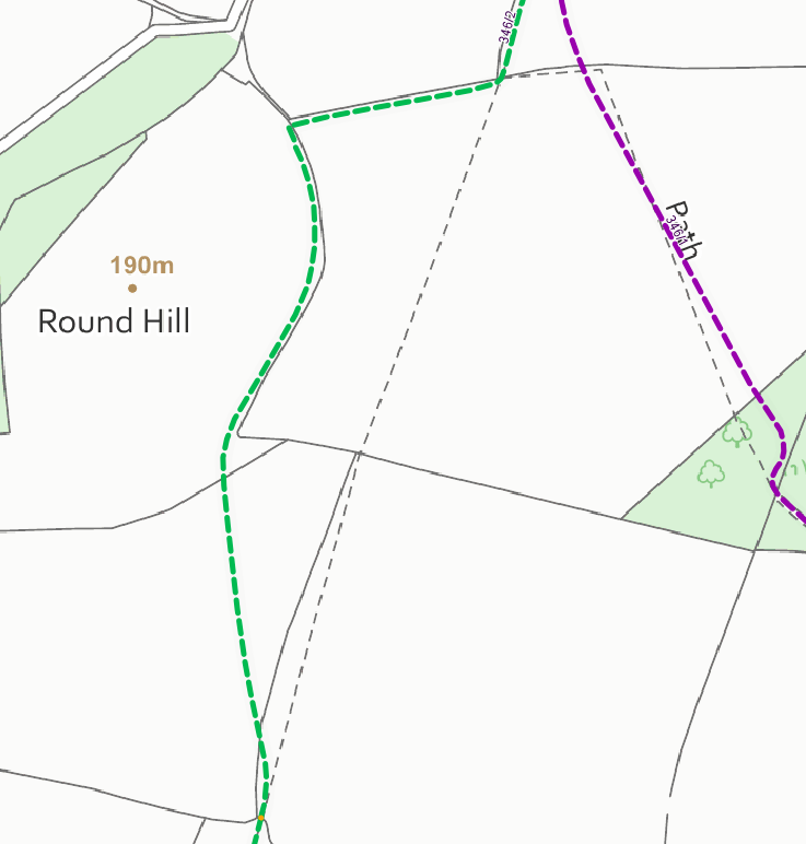 map of the route