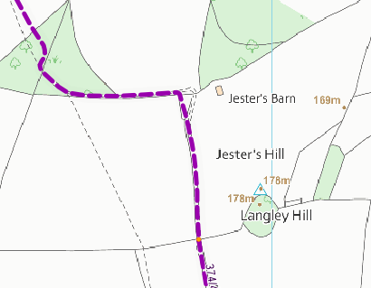 map of the route