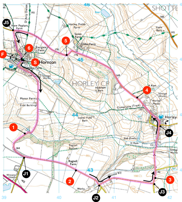 map of the race route