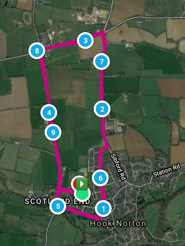 map of the race route