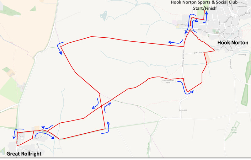 map of the race route