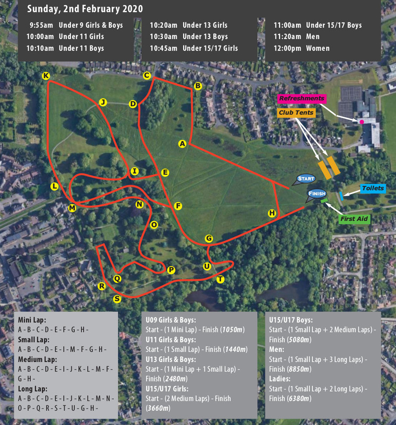 map of the race route