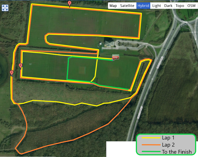 map of the race route