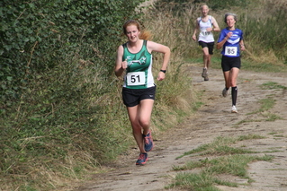 photo of the 1st female Oxfordshire club runner