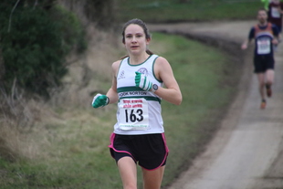 photo of the 1st female Oxfordshire club runner