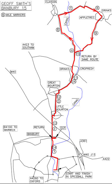 course map for the race