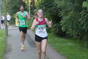 photo of the 1st female Oxfordshire club runner