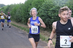 photo of the 1st female Oxfordshire club runner