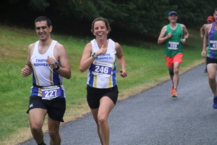 photo of a female Oxfordshire club runner that did well