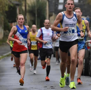 photo of the 1st female Oxfordshire club runner