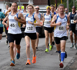 photo of the 1st female Oxfordshire club runner