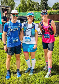 This photo is of the three runners from Witney Road Runners who did the 23K race