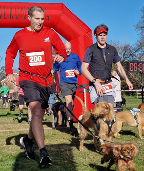 This photo of Neil Fagan and his dog was taken by Kirsten Taylor