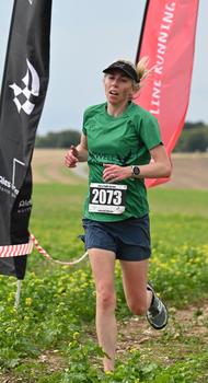 This photo is of Jennifer Tibbenham. It was taken by Racing Line Running