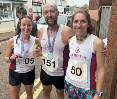 This photo is of Amelia Hollingworth, Shaun O'Gorman and Edwina Colclough