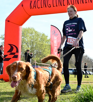 This photo is of Kathleen White. It was taken by Racing Line Running