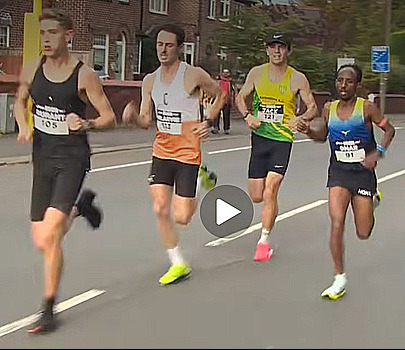 This photo is of Jack Shayler. It was taken by Manchester Half Marathon